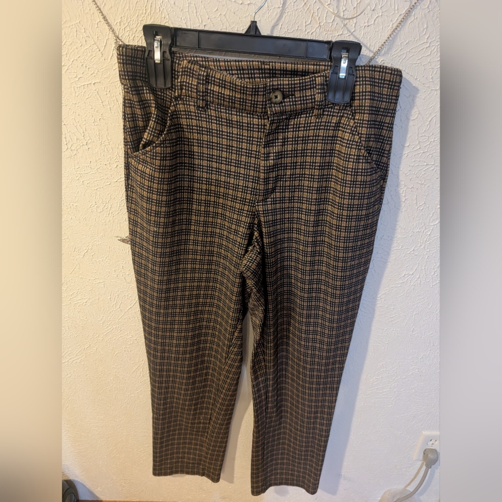 Houndstooth Business Casual Pants